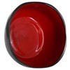 Gibson Home Urban Cafe Stoneware Serving Bowl, 10.3-inch Diameter, Red