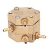 Hexagonal Dental Water Valve Good Passability Copper Water Pressure Regulator