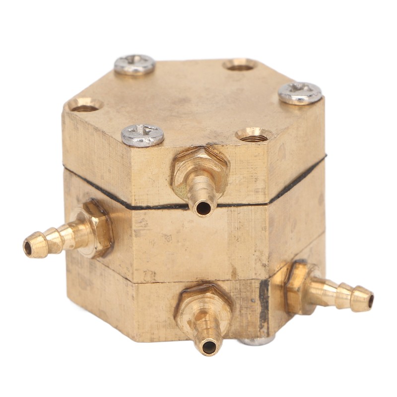 Hexagonal Dental Water Valve Good Passability Copper Water Pressure Regulator