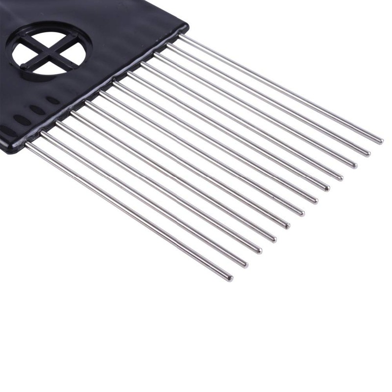 Pack of 3 Metal Hair Pick Combs Afro Pick Comb