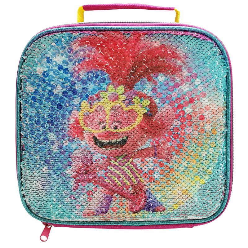 Trolls Insulated Lunch Bag-Offical Merchandise by Polar Gear, 600D Polyester,