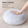 MIULEE 14 Inch Round Pillow Insert, Floor Pillow Memory Foam