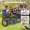 Happybuy Bike Cargo Trailer - 160 lbs Capacity, Foldable &