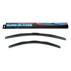 Euro-Blades Front Windshield Wiper Blade Set of 2: 22"+21" Left + Right Compatible With Jaguar F type 2014-2020, XK, XKR, XKR-S (F-TYPE)