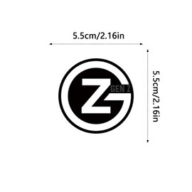 65Pcs GEN Z Stickers Pack, Cartoon Cute Vinyl Waterproof Decals for Water Bottle,Laptop,Phone,Skateboard,Scrapbooking,Bumper Gifts for Kids Teens Adults Fans for Party Supply