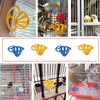 4 PCS Lexziuo Bird Cage Boiled Egg Holder - Parrot