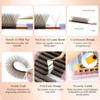 NAGARAKU Dark Brown YY Eyelash Extensions Supplies Y Shaped Lash