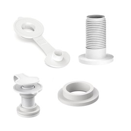 1.1" Shaft Length Cooler Drain Plug Kit, Cooler Drain Plug Replacement Compatible with 50, 58 and 82 Quart Coleman Xtreme Coolers, Durable Easy to Install Cooler Repair Parts
