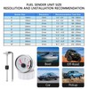 MAIMEIMI Fuel Sending Unit and Gauge Kit 240-33ohm 8" Marine