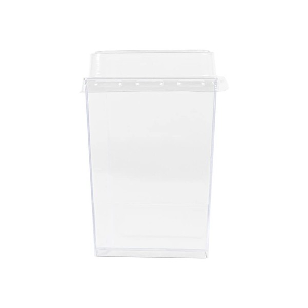 EcoQuality 6 oz Square Clear Plastic Dessert Cups with Dome