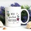 Aurahouse Wish You Lived Next Door Mug, Friendship Gifts for