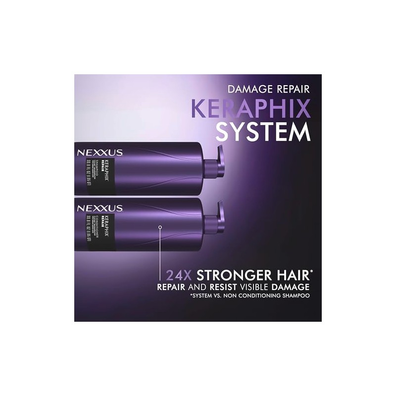 Nexxus Keraphix Acondicionador, para cabello dañado, 33.8 onzas