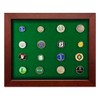 Golf Ball Marker Shadowbox Display | Holds Flat or Pegged