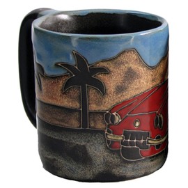 Mara Stoneware Mug - Sports Car - 16 oz