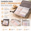 Bolsas para Lavar Ropa, 12 Piezas con Cremallera, 4 Tamaños