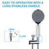 Shower Head Shut Off Valve, 304 Stainless Steel Mini Ball