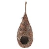 LOVIVER 2 Pieces Hanging Breeding Grass Nest Canary Finch Budgie