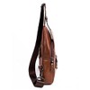 Leathario Chest Bag Shoulder Bag Men Genuine Leather Shoulder Bag