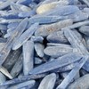 100 Grams Small Kyanite Long Tumbled Chips Polished Crushed Stone