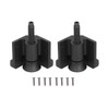 2Set Furniture Hardware Adjustable Feet Support Legs for Bed Wardrobe
