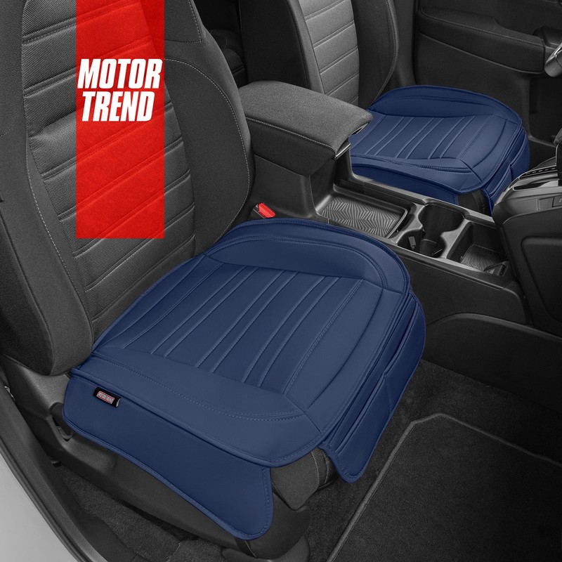 Motor Trend Seat Covers for Cars Trucks SUV, Faux Leather