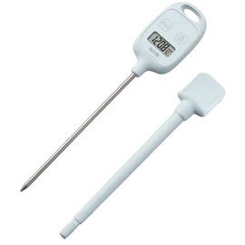 Tanita TT-583 BL Cooking Thermometer, IPX2 Splash-proof, -50 to 482°F (-50 to 250°C), Blue, Stick Thermometer with Magnet