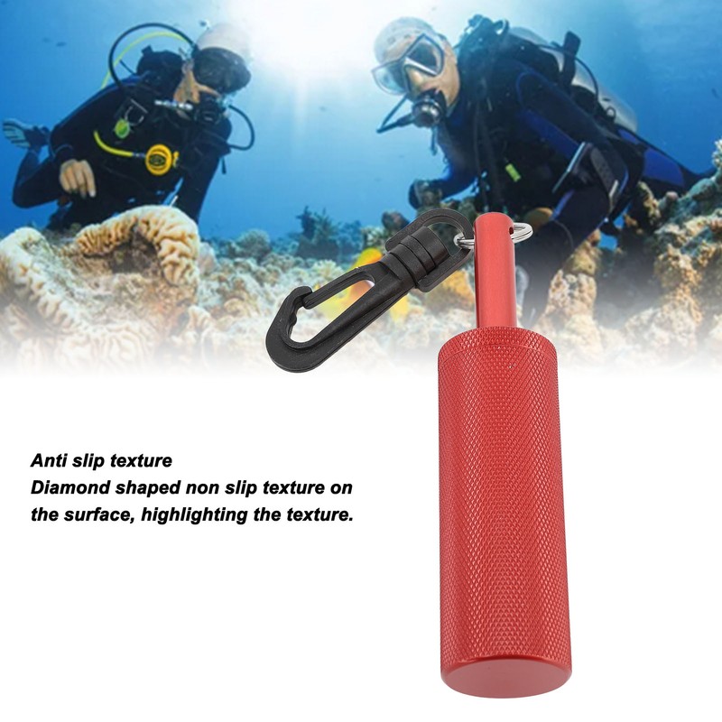 Underwater Shaker Aluminum Anti Slip Texture Steel Balls Included with