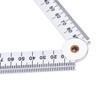 sourcing map Folding Ruler 100cm 4 Fold Metric Measuring Tool