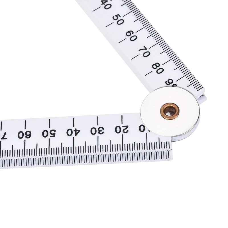 sourcing map Folding Ruler 100cm 4 Fold Metric Measuring Tool