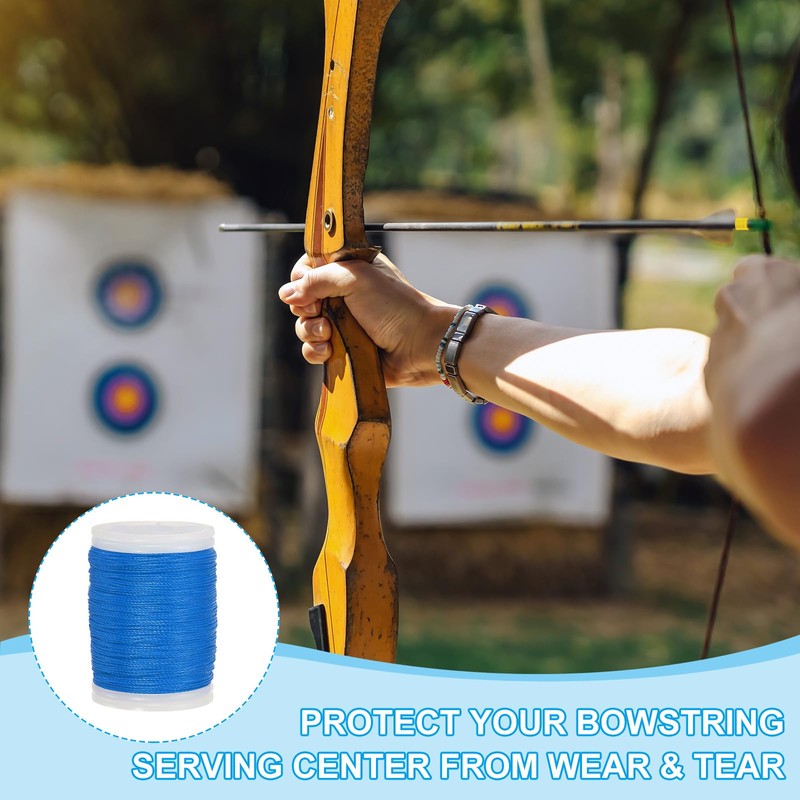 sourcing map Archery Recurve Bow String Serving Thread 120 Yard