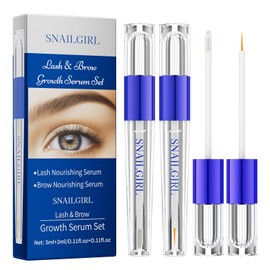 Eyelash and Eyebrow Serum Set Nourishing Lash & Brow Serum for Thicker Longer Lashes and Brows