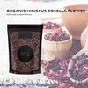 25g Organic Hibiscus Rosella Flower Crushed - Dried Herbal Tea