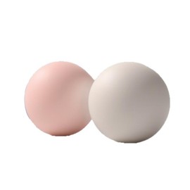 Massage Ball, Stretch Ball, Neck, Lumbar, Press Point Stretching Ball, Trigger Point, Myofascial Release, Shoulder, Back, Waist, Calf, Sole, Deep Tissue Yoga, Myofascial Release, Pink, Gray