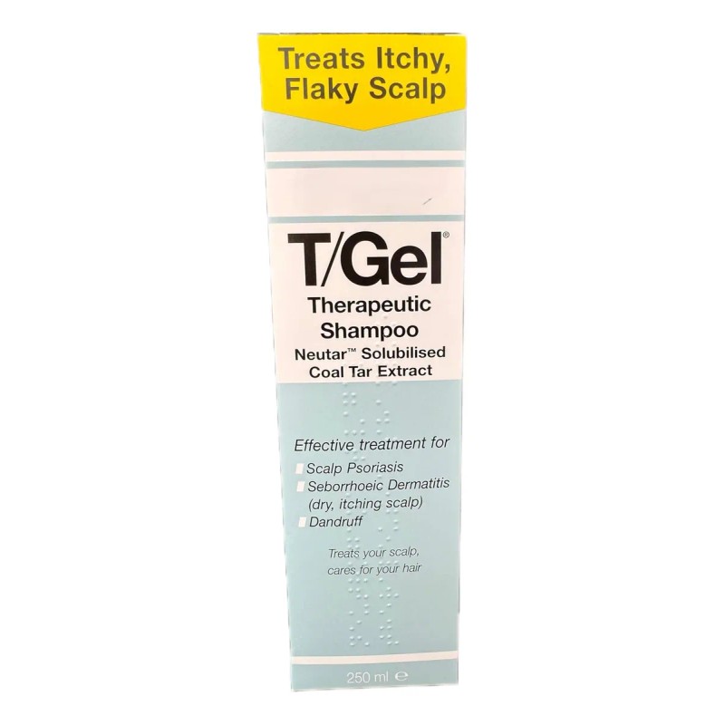 2 Unidades X 250ml T/gel Champú Terapéutico De Alquitrán De