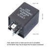 2 Pack EP27 Electronic LED Flasher Relay 5 Pin 12V