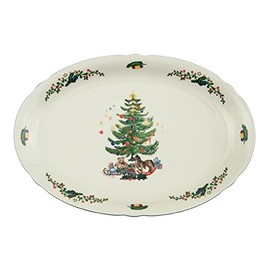 Seltmann Weiden 001.294654 Platte/Teller/Servierteller - Marieluise Weihnachten - Porzellan - Ø 35 cm
