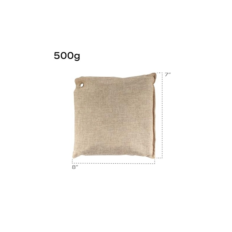 BambooMN Activated Bamboo Charcoal Air Purifier - 500g Tan -