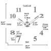 VANGOLD Large Wall Clock for Living Room