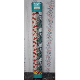 Pioneer Woman Wrapping Paper 2 Rolls Red Bird's & Floral 45SqFt Each Christmas
