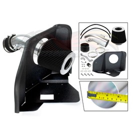 RTUNES RACING HEAT SHIELD COLD AIR Intake Airflow Inductions Kit + FILTER BLACK Compatible For 05-12 Avalon / 07-11 Camry / 09-15 Venza 3.5L