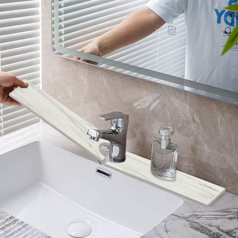 STARGAZ Faucet Mat for Kitchen Sink, Stone Sink Splash Guard,