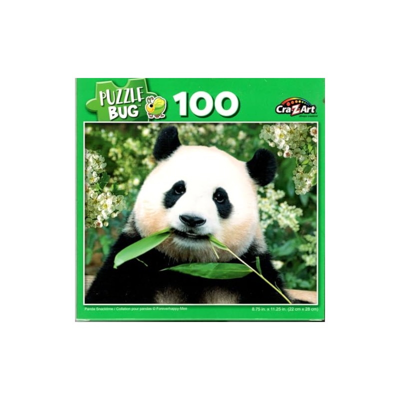 Panda Snacktime - 100 Piece Jigsaw Puzzle for Adult