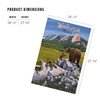 Whitefish, Montana, Painterly, Bear and Cubs (1000 Piece Puzzle, Challenging
