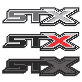 Ford f150 STX Decal Off Road Replacement Sticker, Compatible with Ford F150 Truck, Set of 2, Premium Series (Metallic Finish) (Charcoal)
