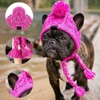 Dog Winter Hat,Knit Dog Beanie, Dogs Snood Headwear, with Ear