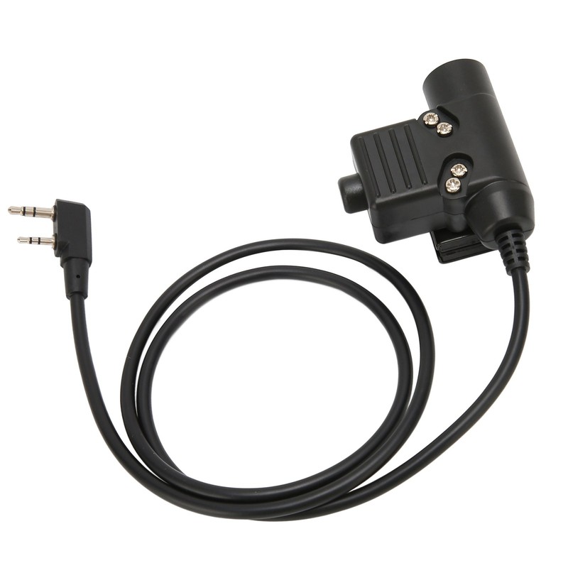 U94 PTT System Military Adapter 2 Pin 3.5mm Headset Adapter