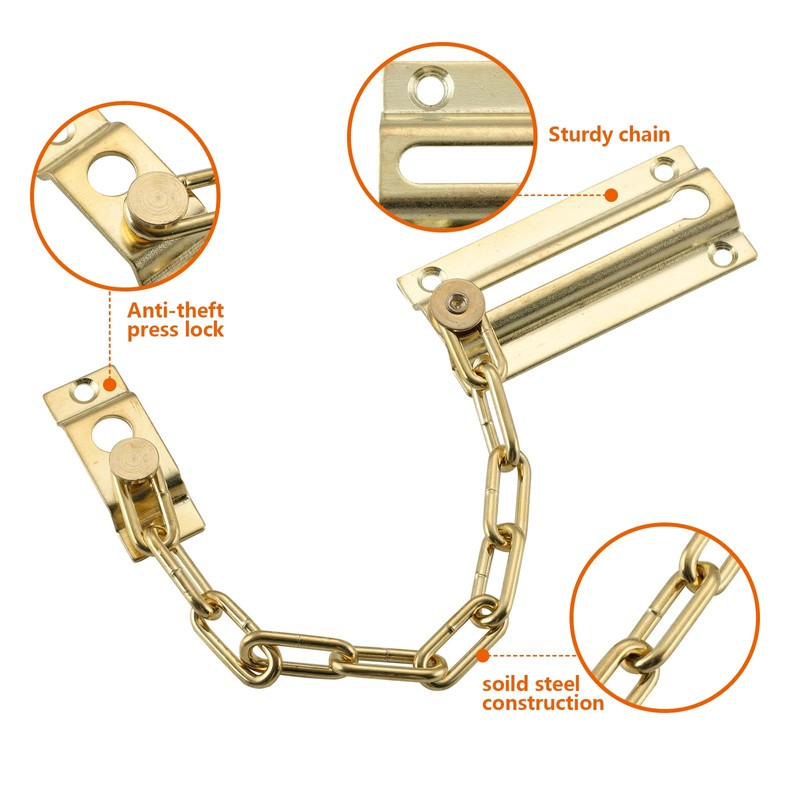HOME MASTER HARDWARE Chain Door Guard Chain Lock Door Locks