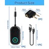 Bluetooth Transmitter Receiver 5.3 AUX Wireless 2-in-1 Bluetooth Adapter 3.5mm