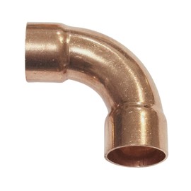 (4 Pack) Quality HVAC Copper Fittings USA (ID) (7/8 Long Cup/Bell 90)
