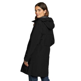 Eddie Bauer Women's Port Townsend Trench Coat, Black, Medium